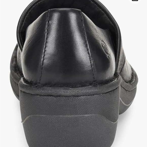 Born Toby Duo Black loafers . NWOT comfy cushion . Leather size 6. - Picture 4 of 15